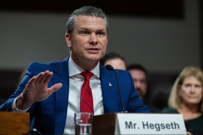 El candidato de Donald Trump al Pentágono, Pete Hegseth.