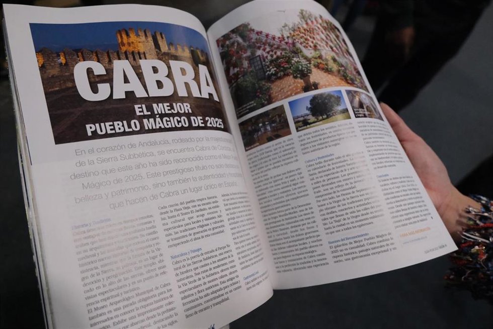 El municipio cordobés de Cabra, reconocido en Fitur como 'Mejor Pueblo Mágico de España' en 2025.