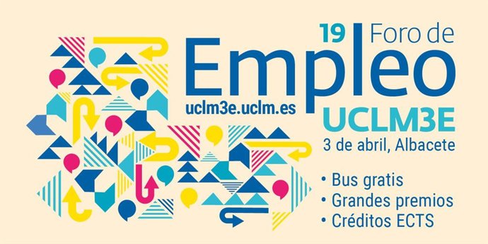 Cartel del Foro de Empleo de la UCLM.