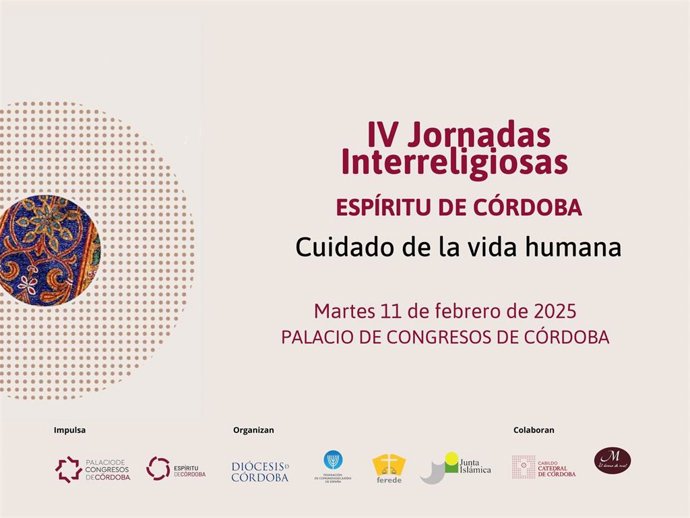 Cartel de las IV Jornadas Interreligiosas.
