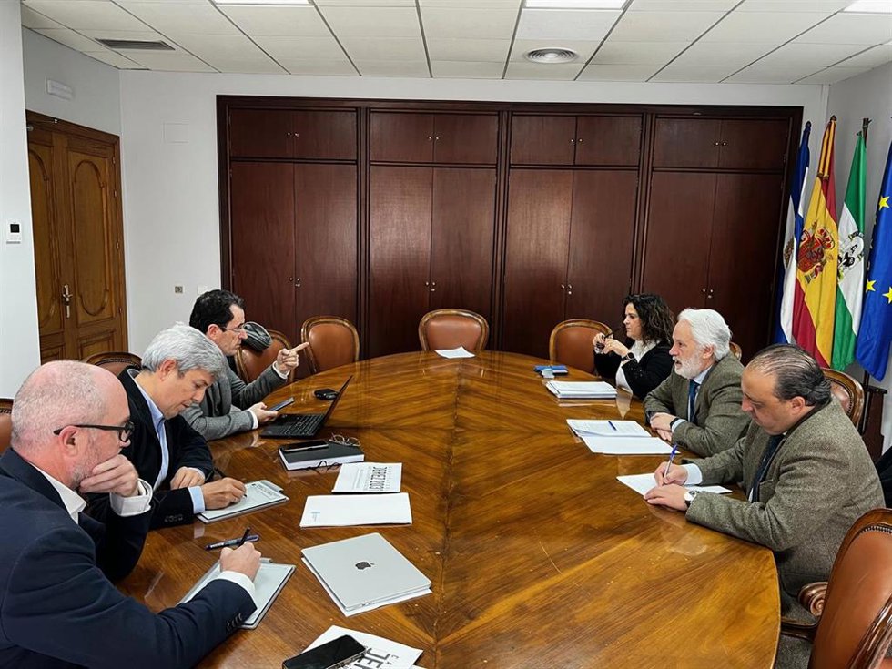 Reunión entre Ayuntamiento de Jerez y UCA para la Oficina Técnica de la Candidatura Jerez 2031.
