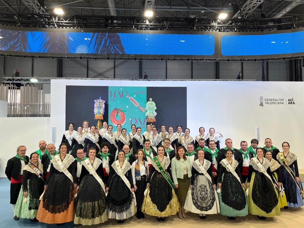 Parte de la delegación de Castelló en Fitur