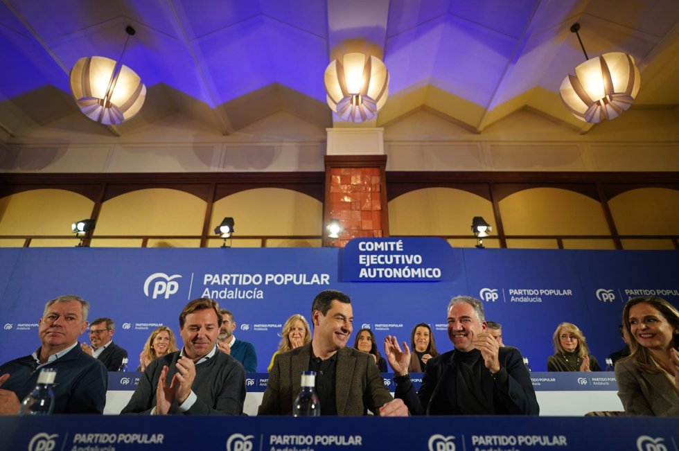 Representantes del PP en el Comité Ejecutivo Autonómico del PP-Andalucía.