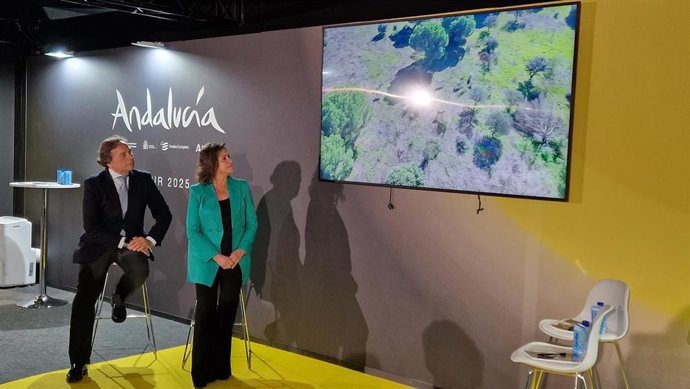 La consejera de Sostenibilidad y Medio Ambiente de la Junta de Andalucía, Catalina García, en Fitur.