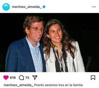 Almeida anuncia embarazo: "Pronto seremos tres en la familia"
