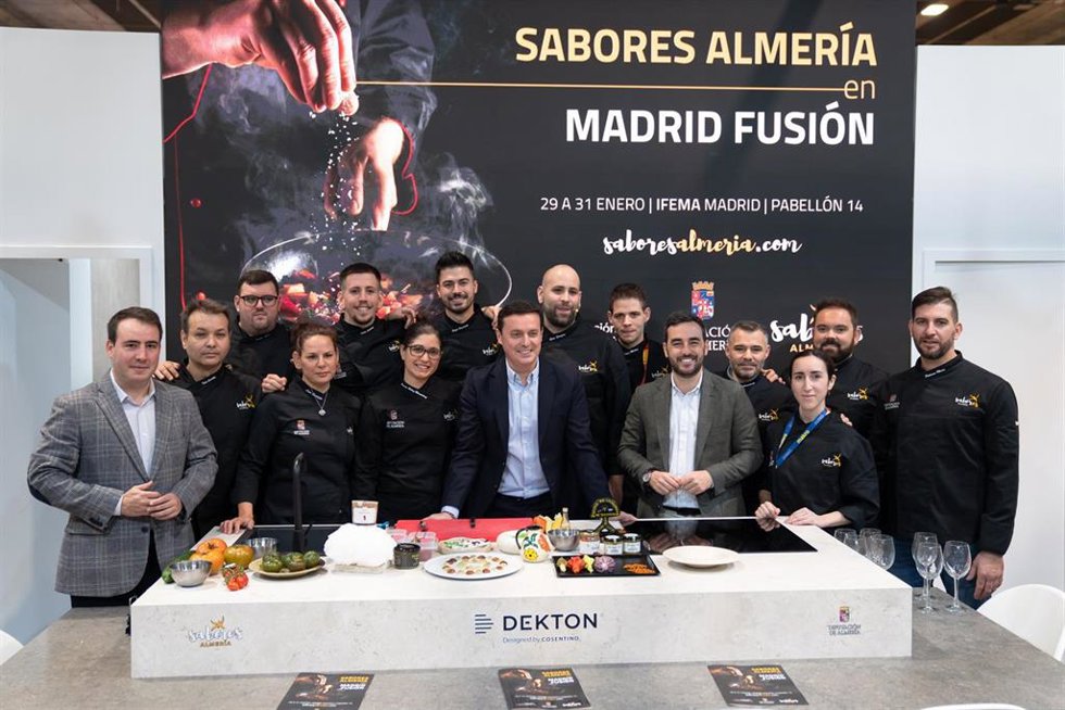 Archivo - Participantes almerienses en la edición de 2024 de 'Madrid Fusión'.