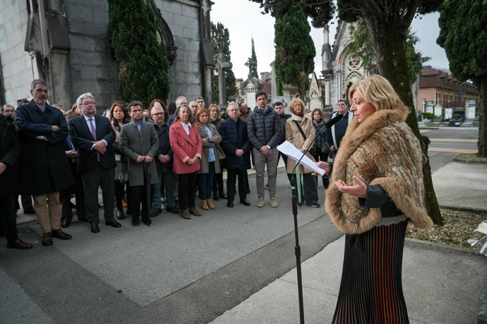 Consuelo Ordóñez interviene en el homenaje a su hermano Gregorio Ordóñez cuando se cumplen 30 años de su asesinato por ETA.