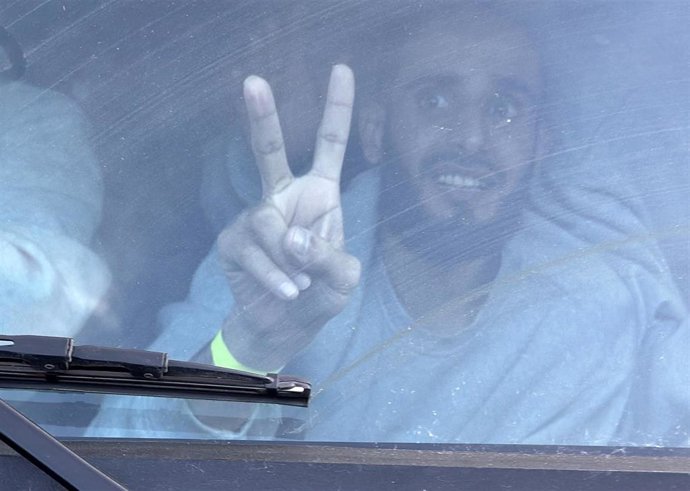 Uno de los presos palestinos liberados