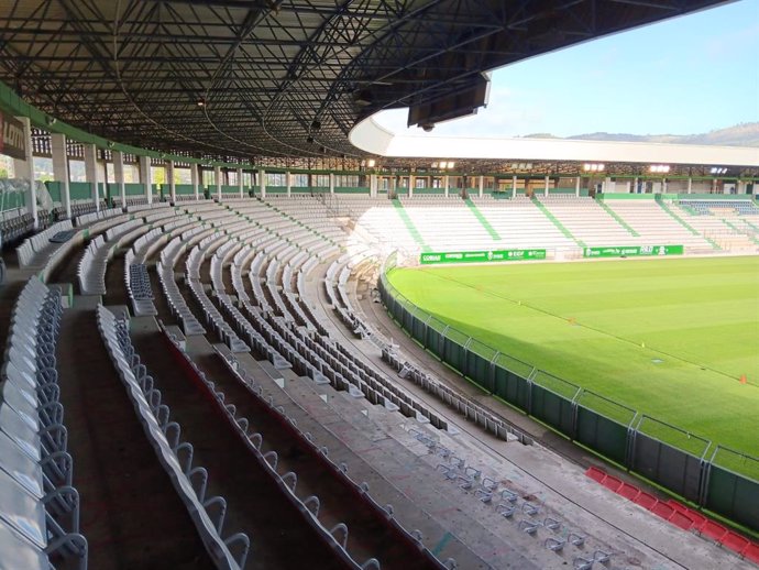 Archivo - Estadio de A Malata, sede del Racing Club de Ferrol.