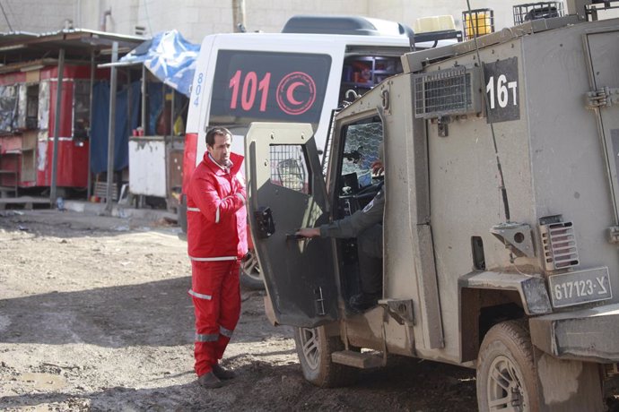 January 25, 2025, Jenin, West Bank, Palestinian Territory: Palestinians inspect the destruction after an Israeli military operation in Jenin refugee camp in the West Bank on January 25, 2025