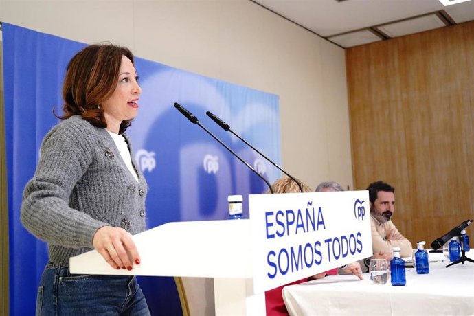 La presidenta del PP de Málaga, Patricia Navarro, en una imagen de archivo.