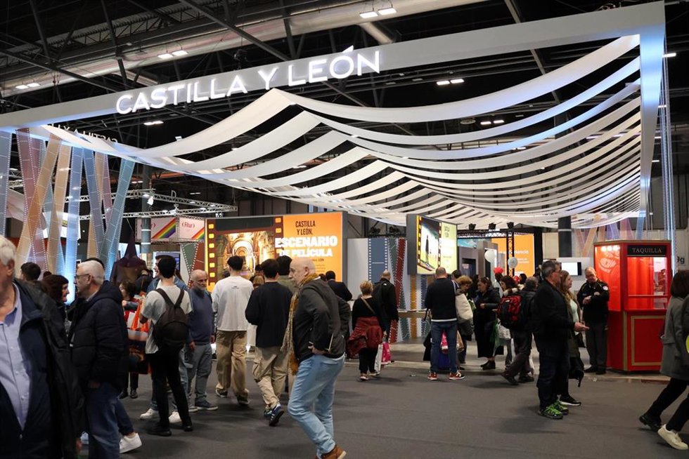 Expositor de la Junta de Castilla y León en Fitur.
