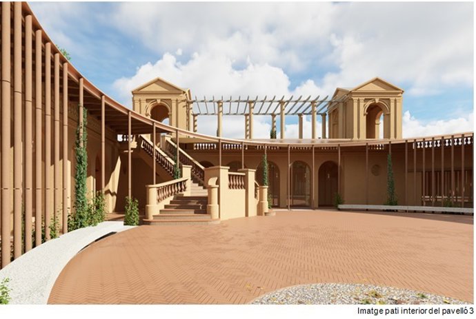 Proyecto para el pabellón 3 del parque del Palau Reial de Pedralbes.