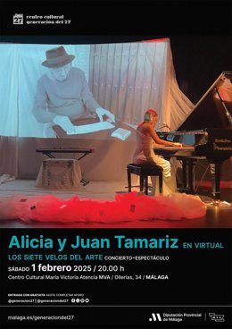 La Diputación de Málaga acoge un espectáculo multidisciplinar, uno infantil y dos exposiciones hasta el 21 de febrero.