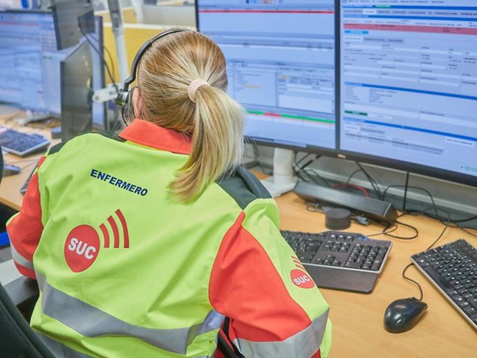 Archivo - Sala operativa del Centro Coordinador de Emergencias y Seguridad (Cecoes) 1-1-2