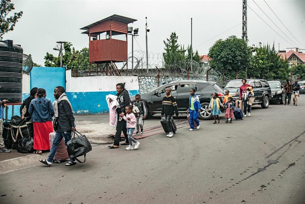 Evacuación de personal de Naciones Unidas en Goma (RDC)