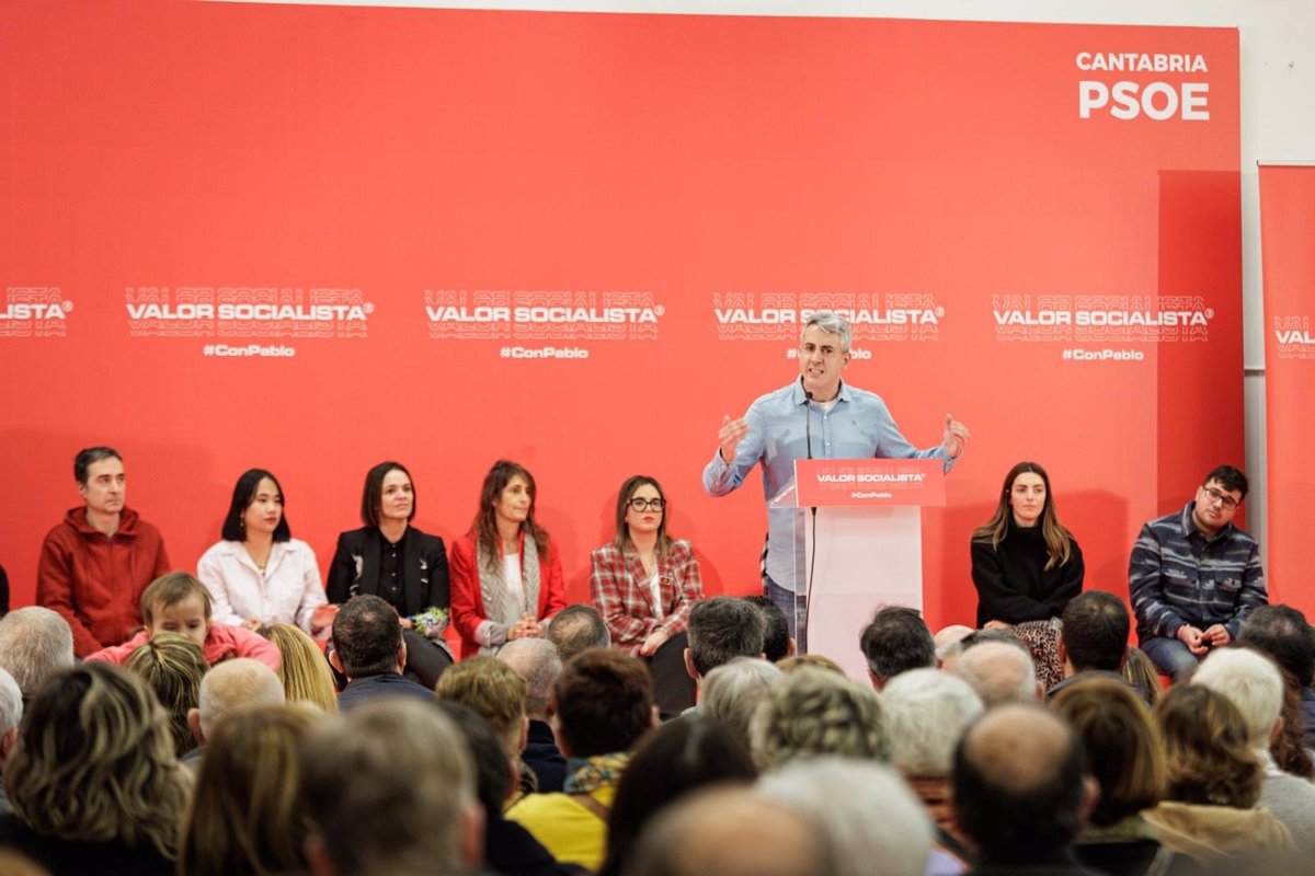 Zuloaga presenta su candidatura a secretario general del PSC-PSOE:  Quiero ser el próximo presidente de Cantabria 