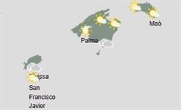 El tiempo hoy, lunes 27 de enero, en Baleares.