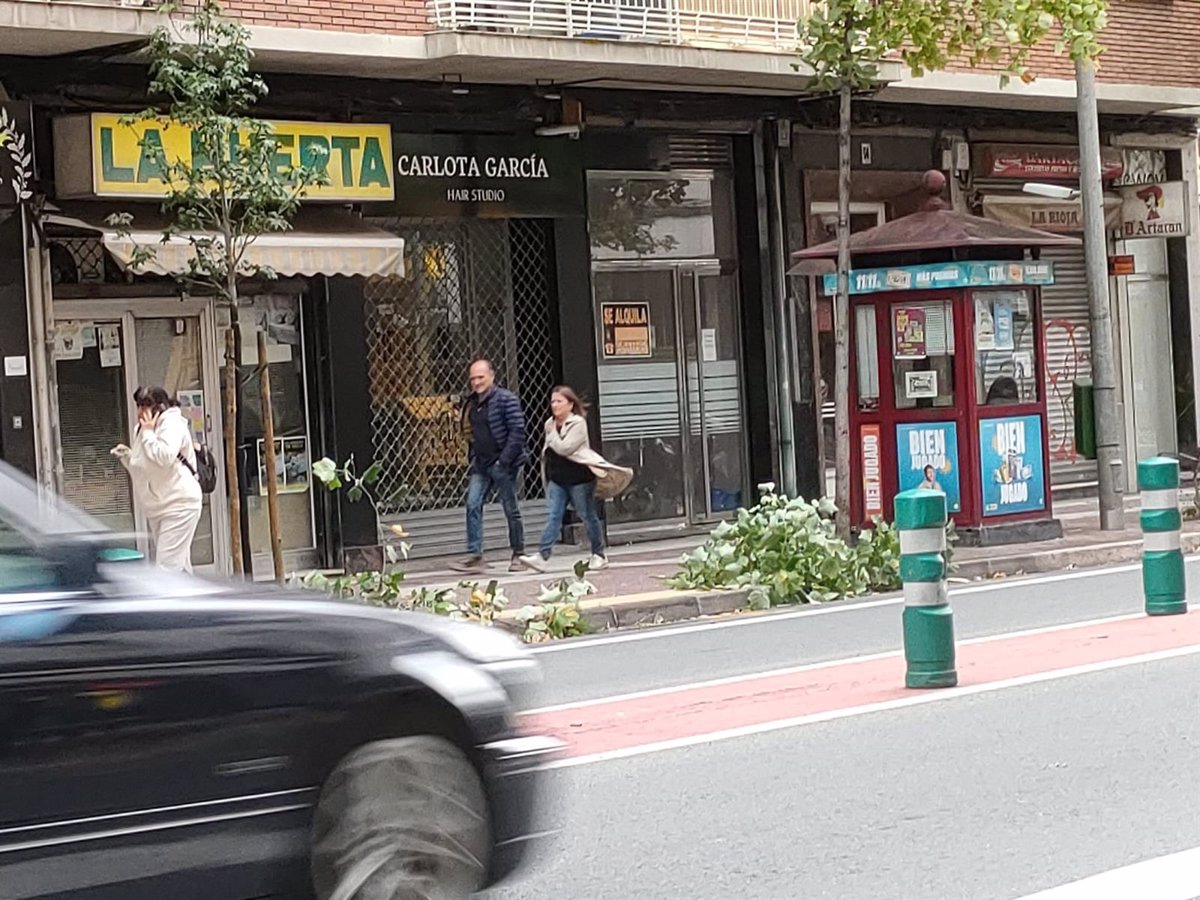 SOS Rioja registra este domingo 14 incidencias en La Rioja por el temporal de viento