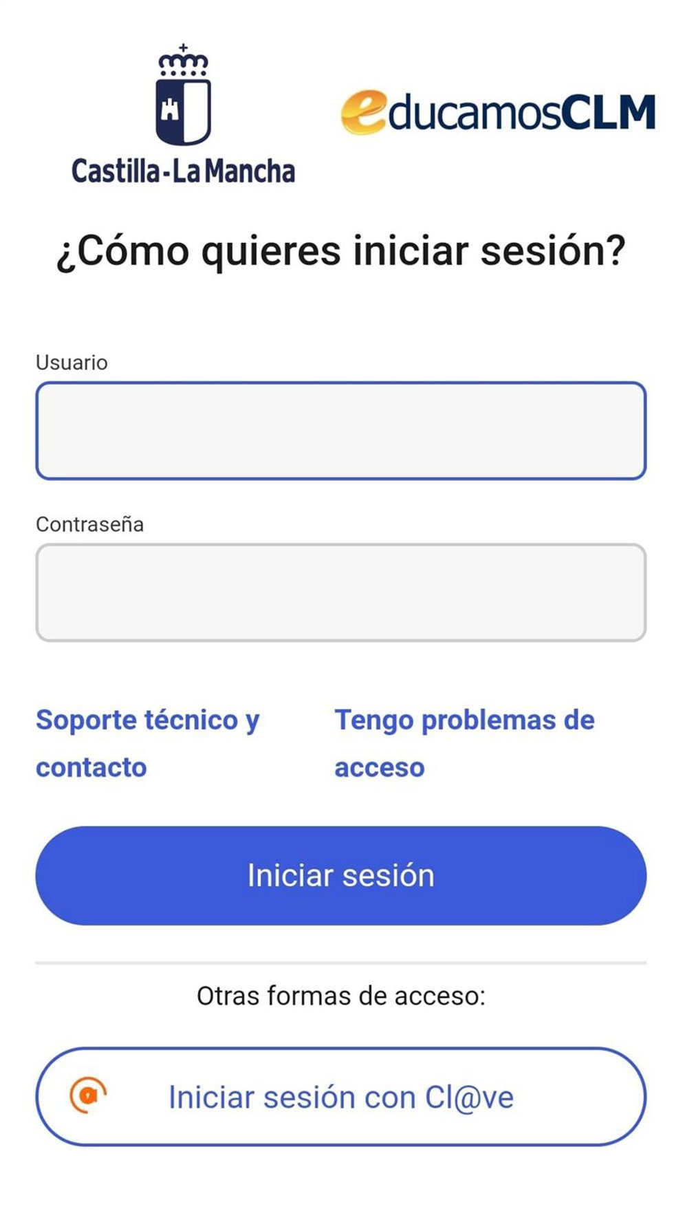 Archivo - Pantallazo de la plataforma 'EducamosCLM'