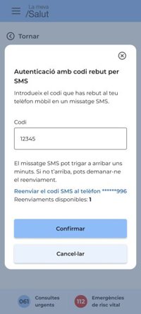 La Generalitat activa un sistema de doble autenticación para acceder a La Meva Salut