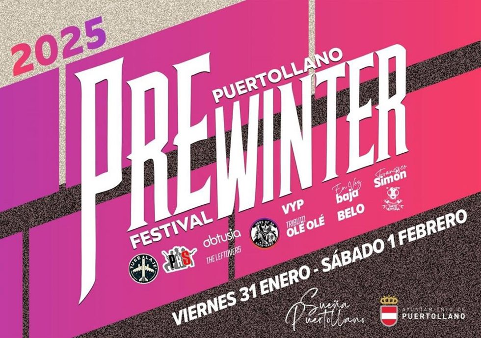 Cartel del Prewinter de Puertollano.