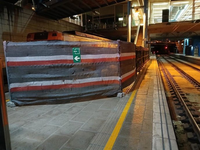 Renfe empieza la renovación de las escaleras mecánicas de la estación de Vic (Barcelona)