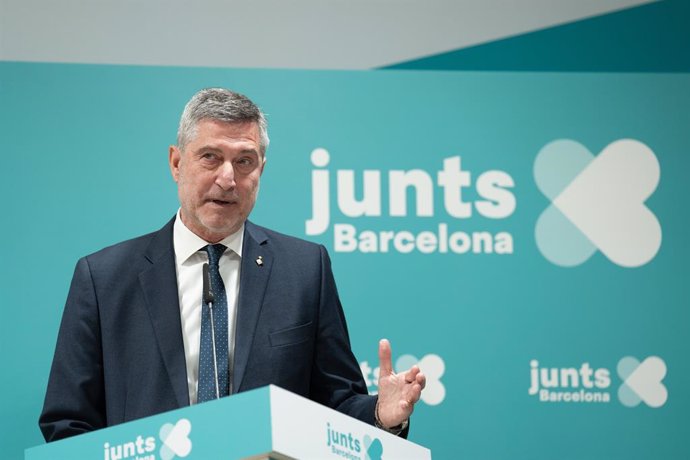 El president de Junts a l'Ajuntament de Barcelona, Jordi Martí