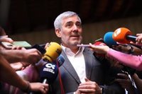 Clavijo garantiza el apoyo de CC a las medidas del decreto ómnibus y confía en que haya una "solución"