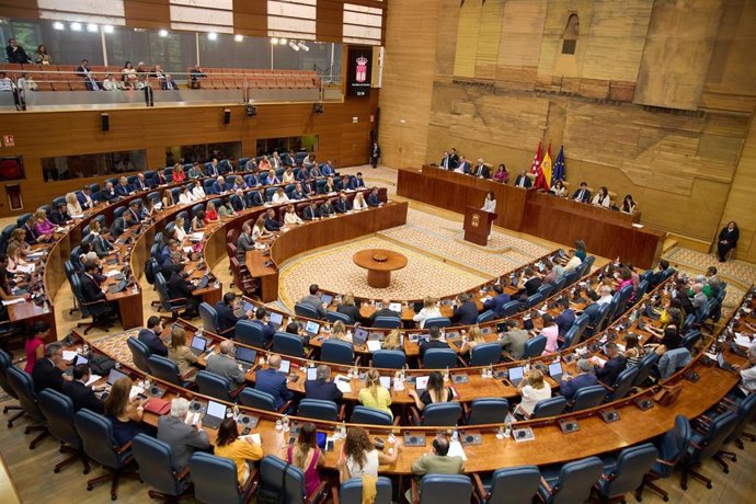 Archivo - Hemiciclo de la Asamblea de Madrid