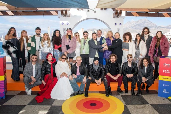 Roda de premsa dels artistes del Benidorm Fest 2025