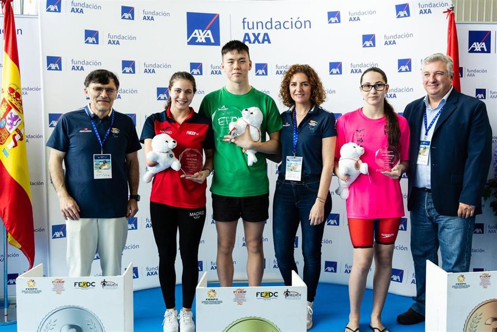 Podio absoluto del Campeonato de España AXA de Promesas Paralímpicas de Natación de 2025