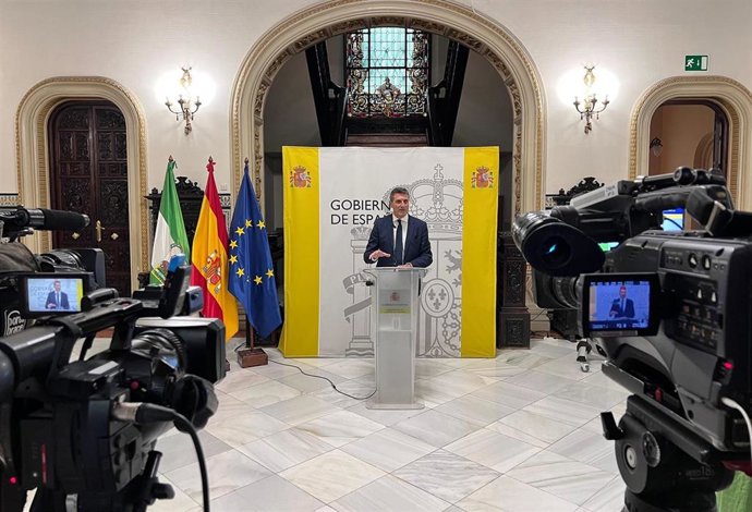 Archivo - El delegado del Gobierno en Andalucía, Pedro Fernández, en imagen de archivo