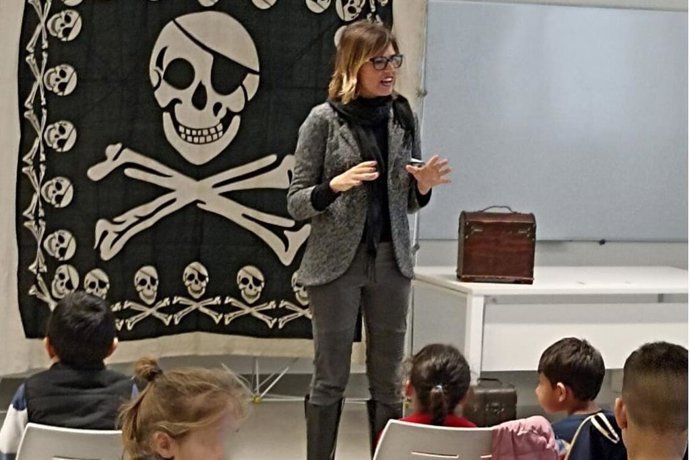 La delegada municipal de Igualdad, en el marco del Plan Corresponsables.