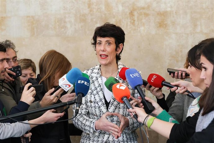 La ministra de Inclusión, Seguridad Social y Migraciones, Elma Saiz.