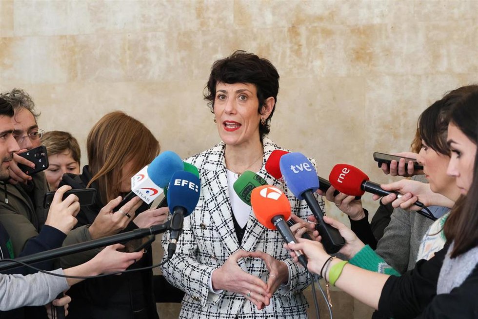 La ministra de Inclusión, Seguridad Social y Migraciones, Elma Saiz.