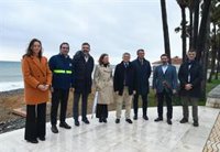 Pacheco visita nuevos colectores de saneamiento en San Pedro Alcántara (Marbella) con una inversión de más de un millón