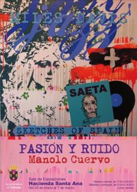 Manolo Cuervo protagoniza la primera de las exposiciones de Tomares (Sevilla) con 'Pasión y Ruido'