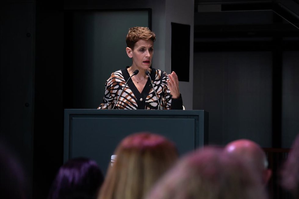 La presidenta de Navarra, María Chivite