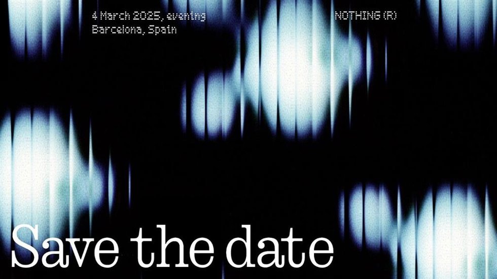 Nothing anuncia un evento de presentación