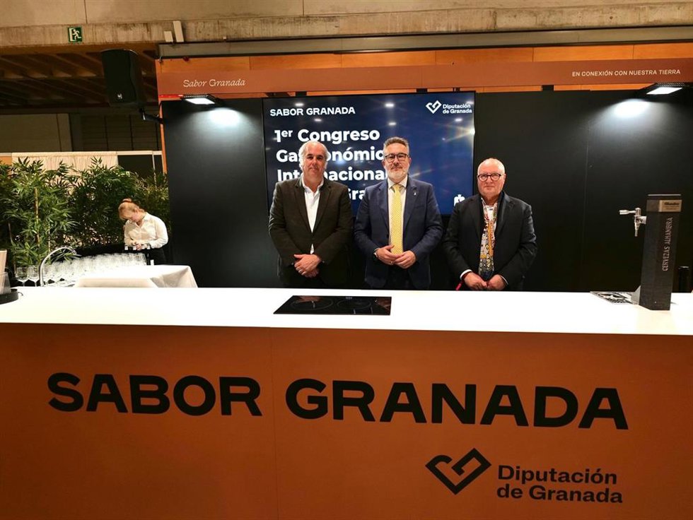 Presentación en Madrid Fusión del I Congreso Gastronómico Internacional 'Sabor Granada'.