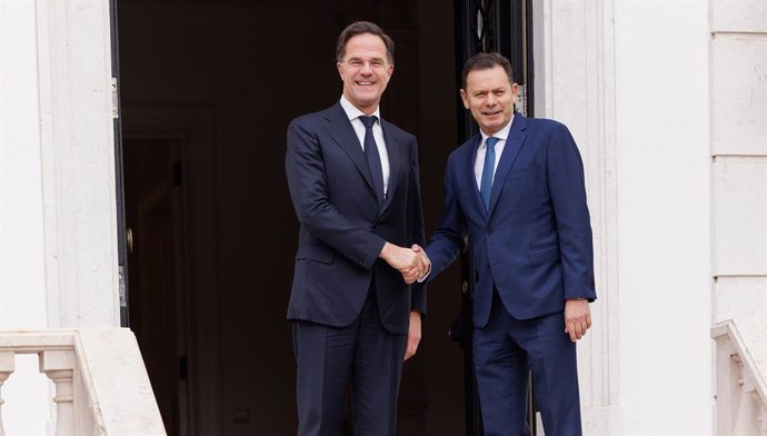 El primer ministro de Portugal, Luís Montenegro, recibe al secretario general de la OTAN, Mark Rutte