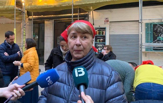 La presidenta de la asociación, Maria Antònia Oliver.