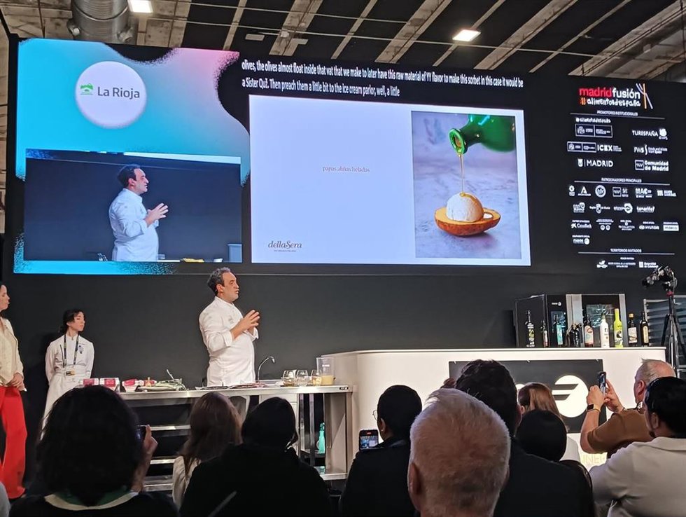 La Rioja presenta en Madrid Fusión aperitivos de helados vinculados al territorio y con sabor concentrado