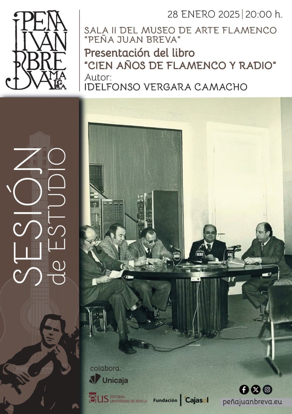 Idelfonso Vergara presenta el martes 28 de febrero su libro 'Cien años de Flamenco y Radio' en el Museo de Arte Flamenco.