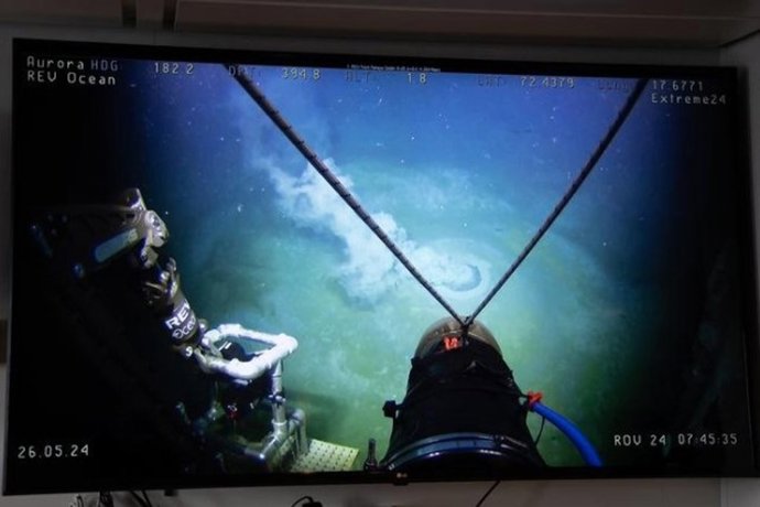 El volcán submarino Borealis Mud Volcano fue descubierto en el verano de 2023. El año pasado, los investigadores volvieron al volcán.