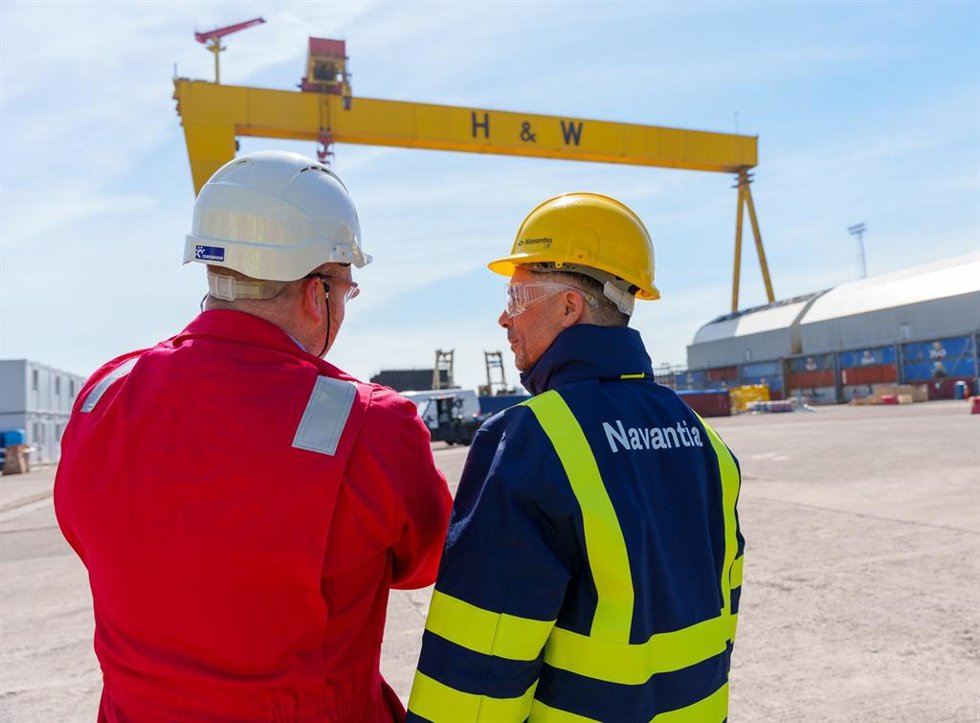 Archivo - Navantia cierra la adquisición del constructor naval británico Harland & Wolff
