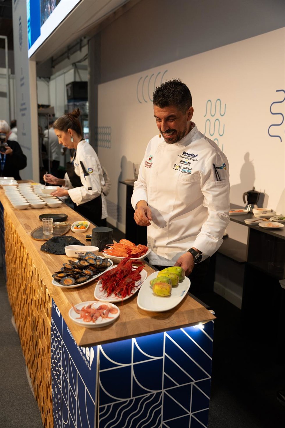 Cocinero de la delegación de Tenerife en 'Madrid Fusión'