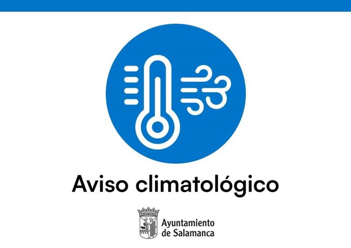 Aviso climático del Ayuntamiento de Salamanca