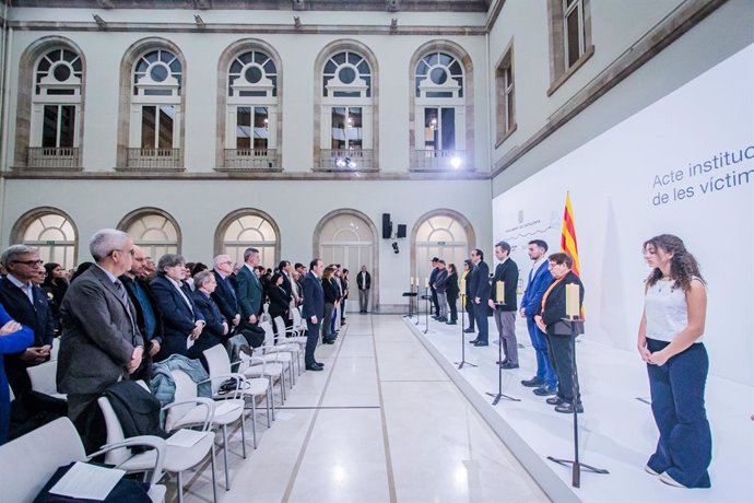 Acte en el Parlament en commemoració del 80 aniversari de l'alliberament d'Auschwitz